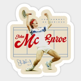 John McEnroe Sticker